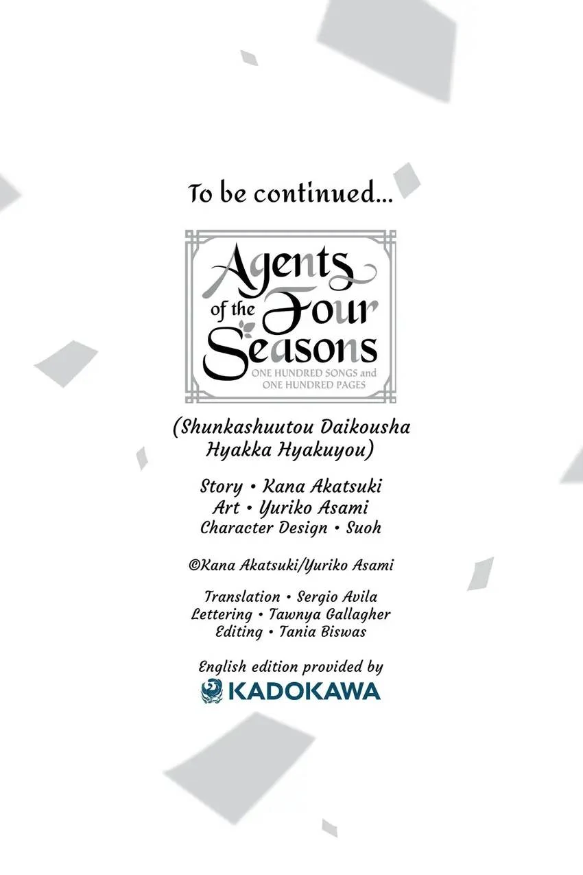 Read Agents of the Four Seasons_ One Hundred Songs and One Hundred Pages Manga Online