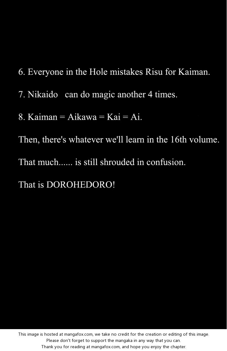Read Dorohedoro Manga Online