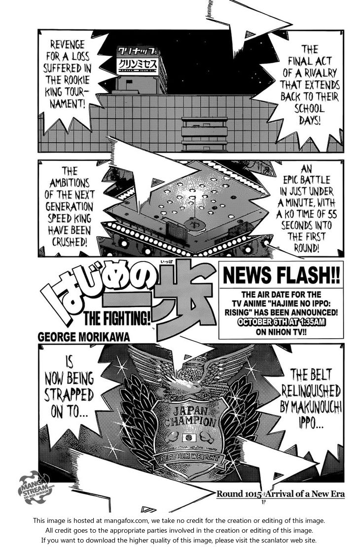 Read Hajime no Ippo Manga Online