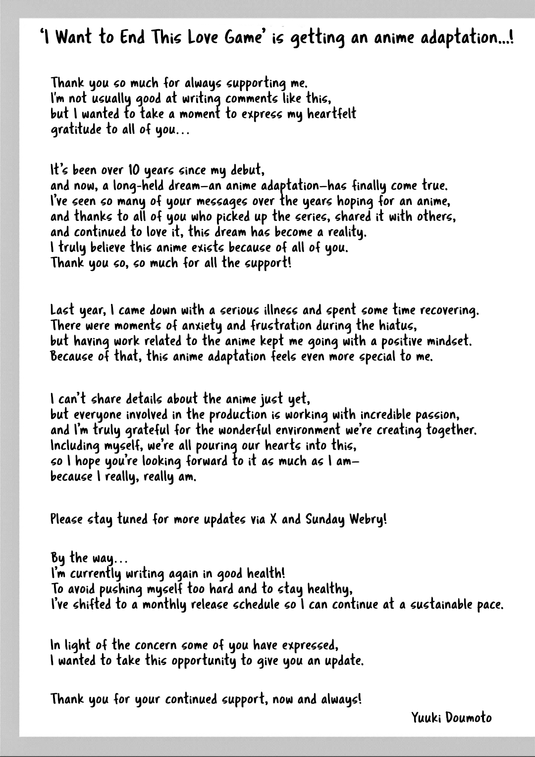 Read I Want to End This Love Game Manga Online