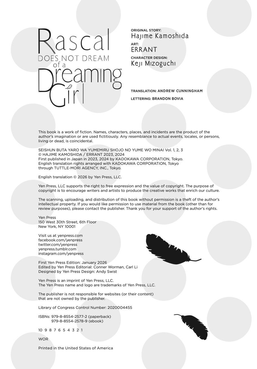 Read Rascal Does Not Dream of a Dreaming Girl Manga Online