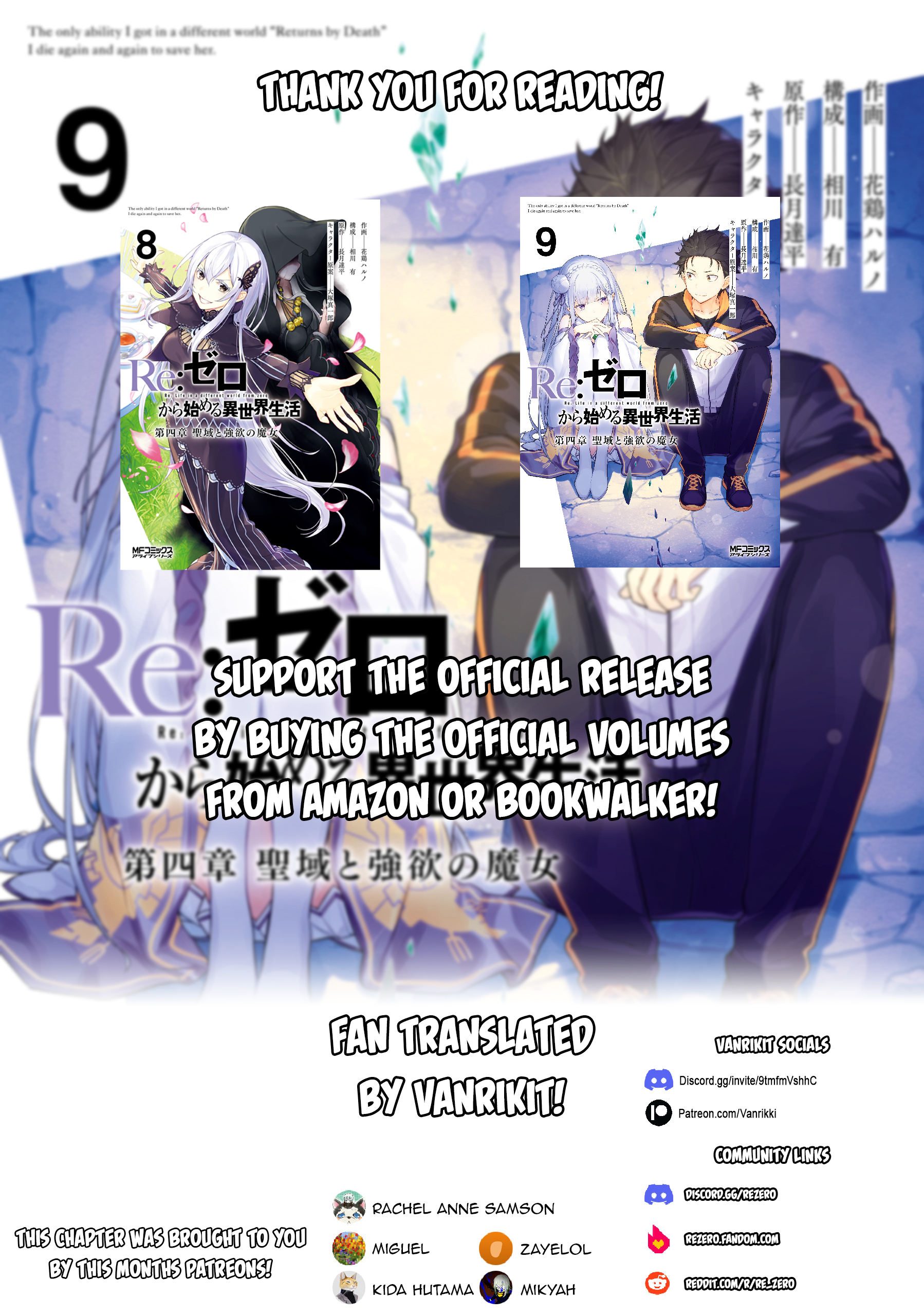 Read Re_ZERO -Starting Life in Another World Manga Online