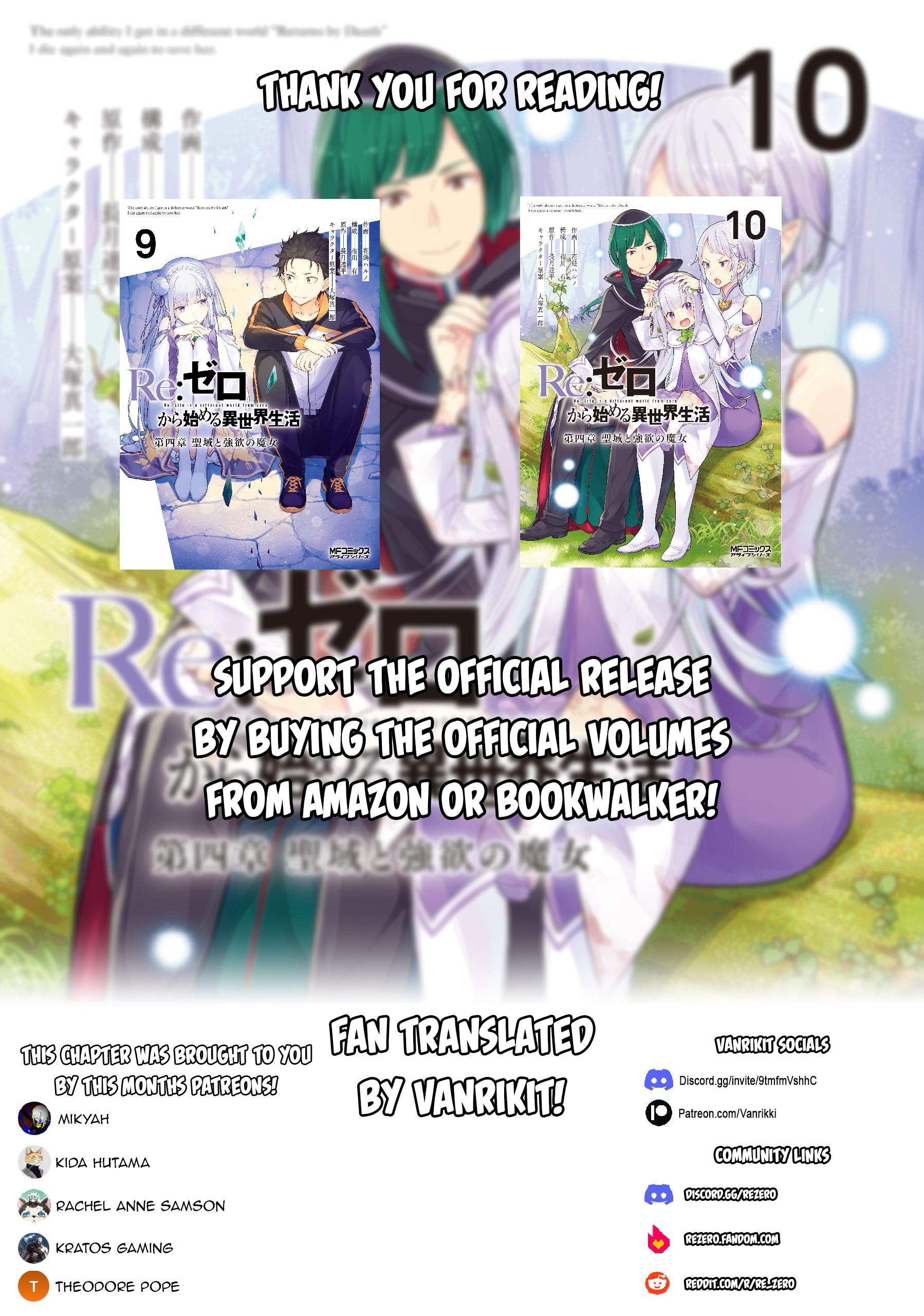 Read Re_ZERO -Starting Life in Another World Manga Online