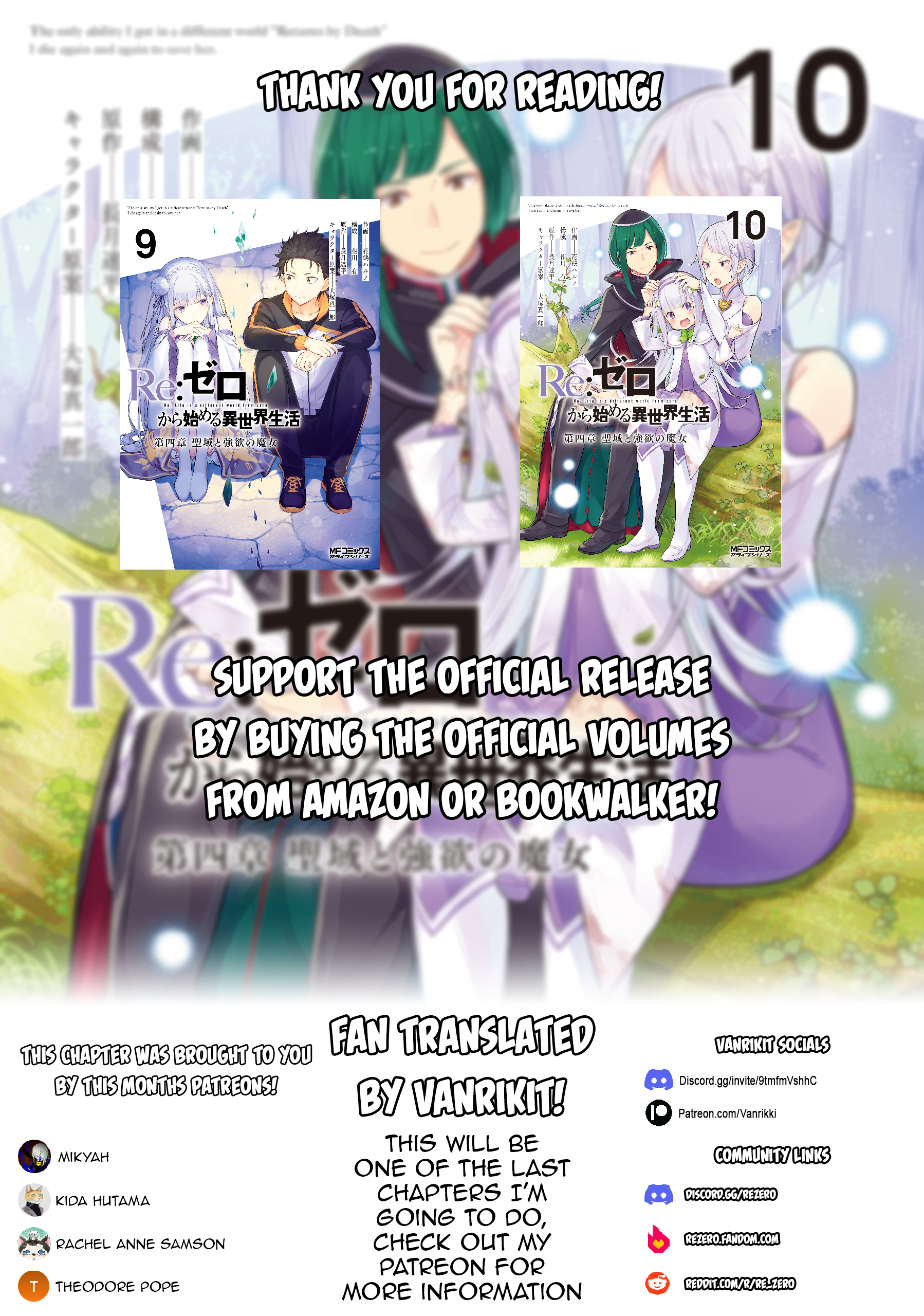 Read Re_ZERO -Starting Life in Another World Manga Online