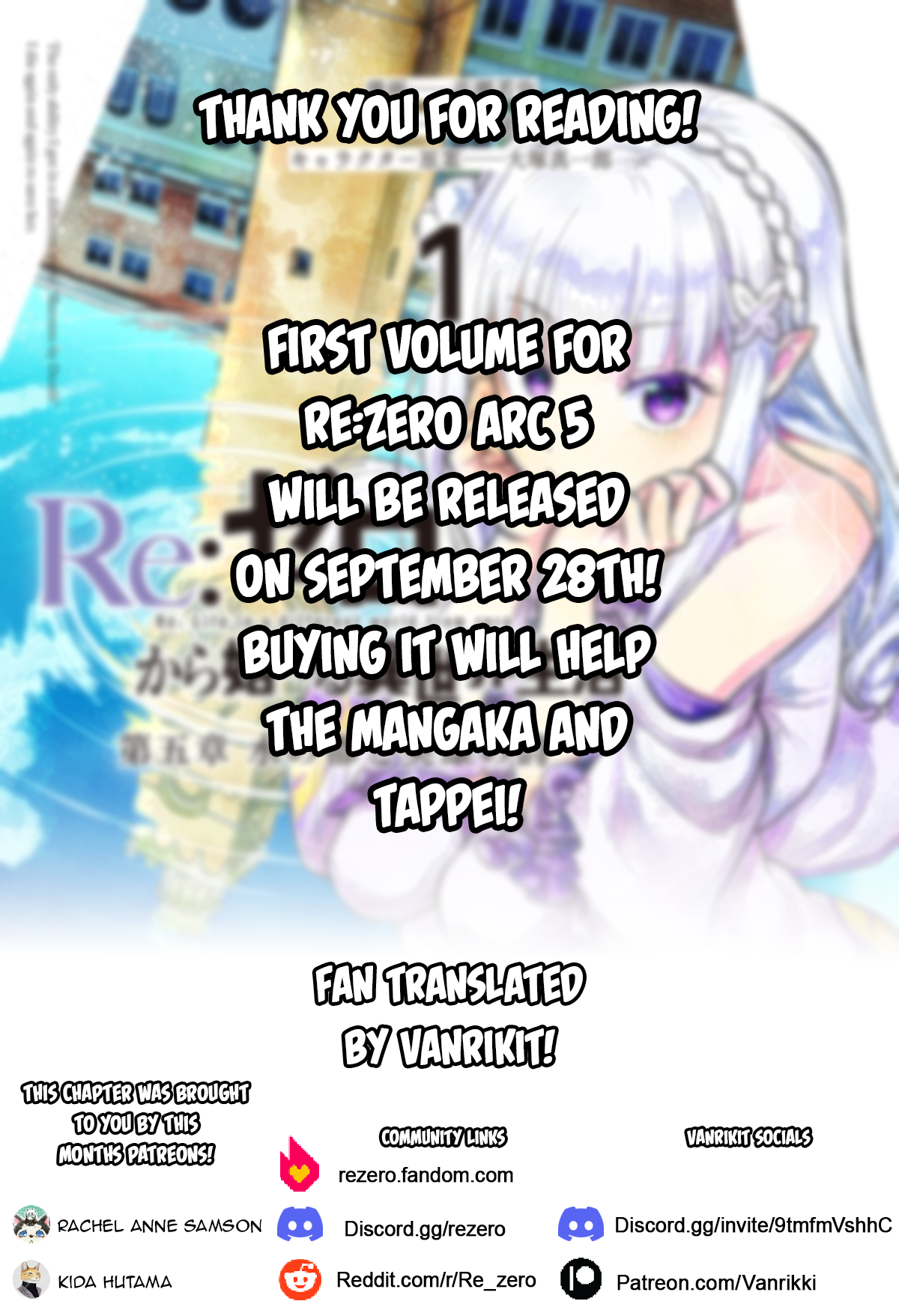 Read Re_Zero kara Hajimeru Isekai Seikatsu Manga Online