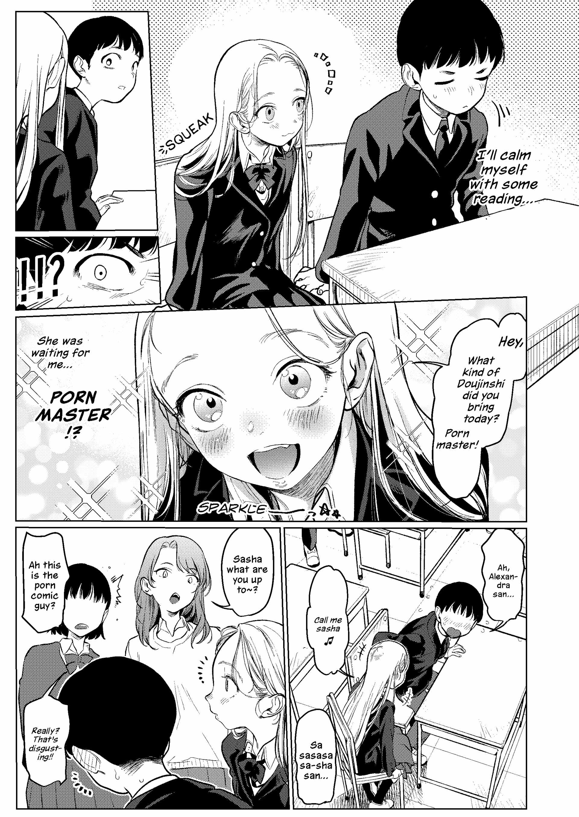 Read Sasha and Her Otaku Classmate Manga Online