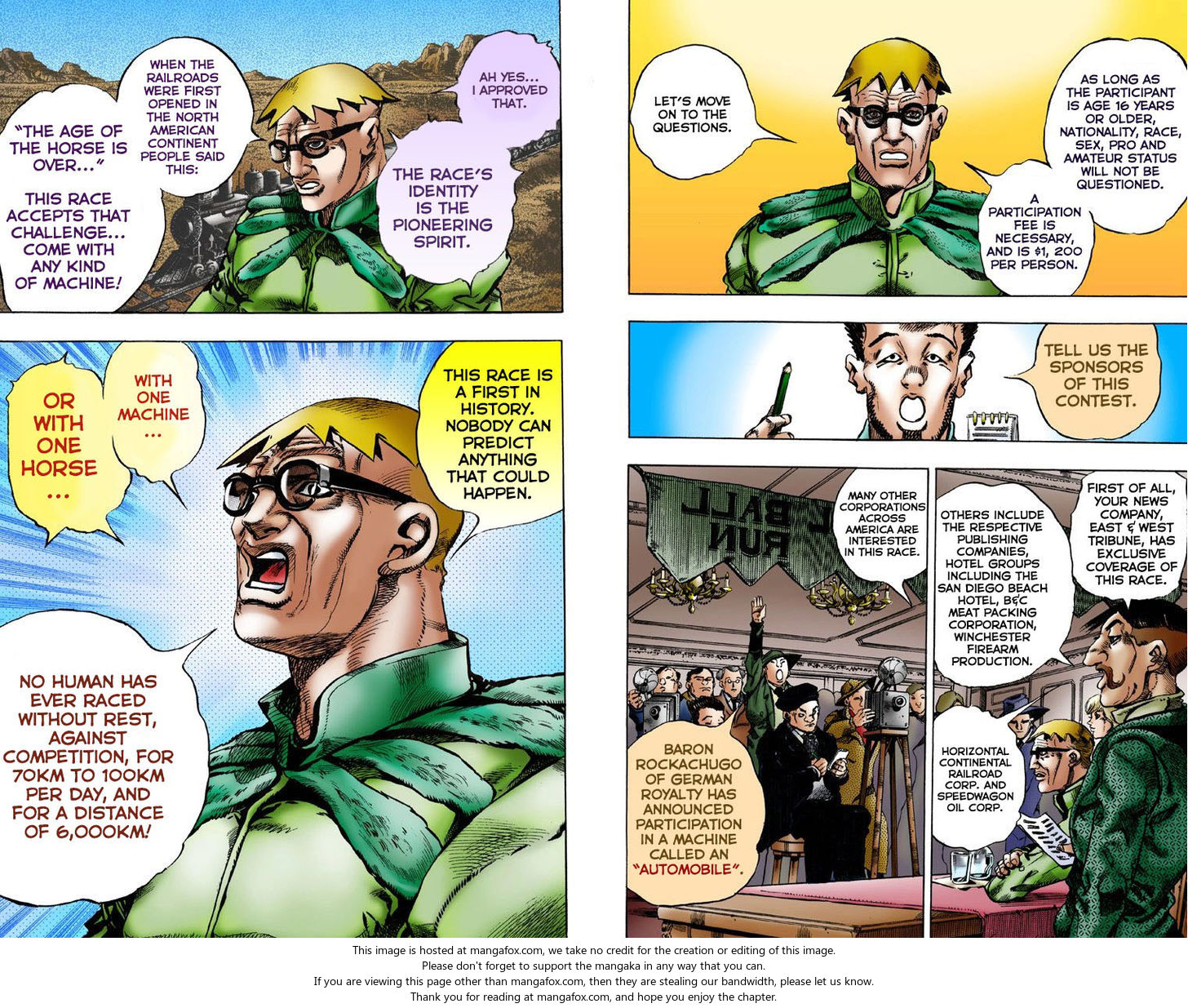 Read Steel Ball Run Manga Online