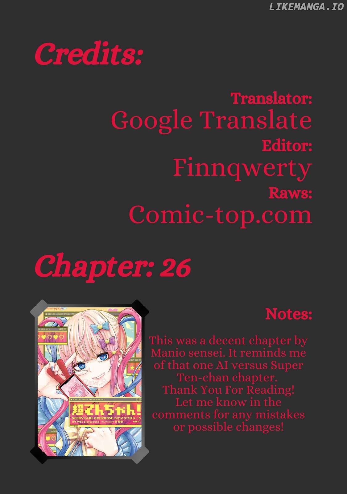Read Super Ten-Chan! Needy Girl Overdose Official Anthology Manga Online