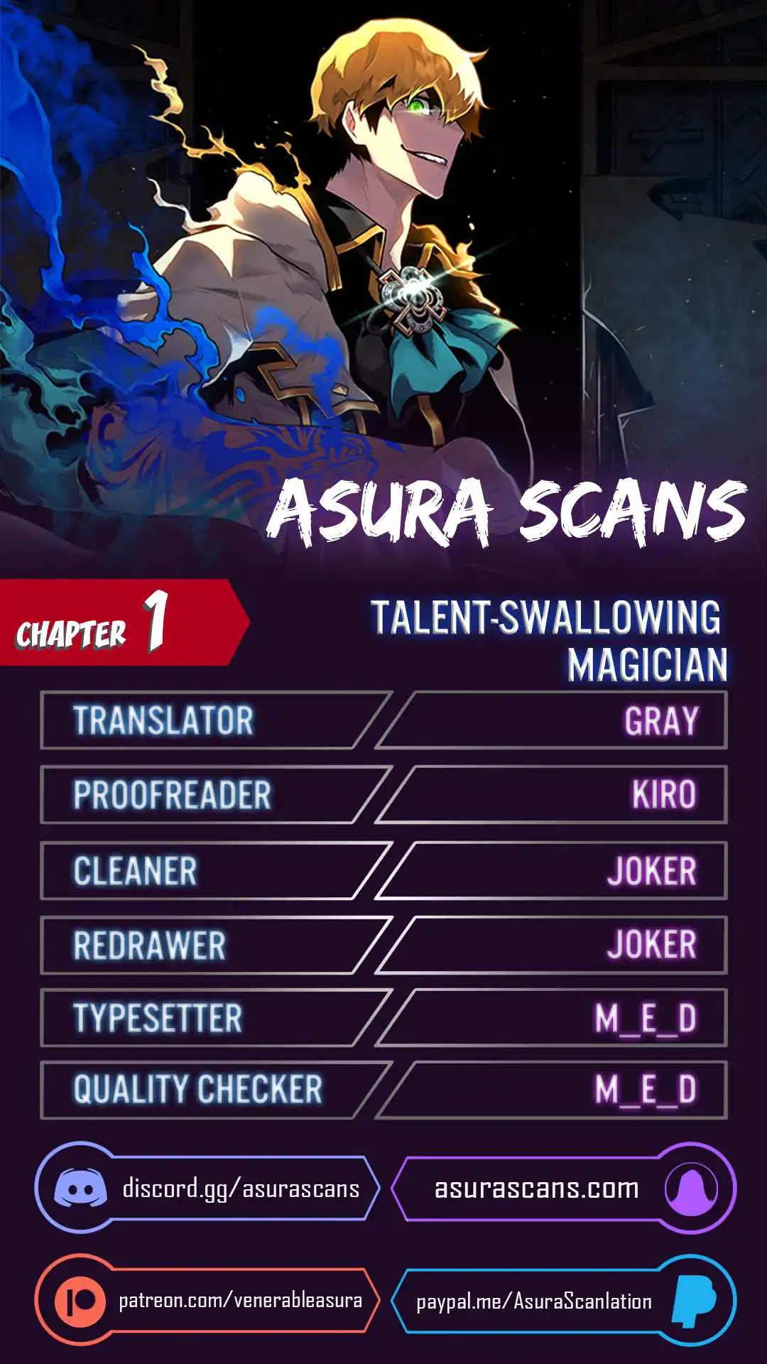 Read Talent-Swallowing Magician Manga Online