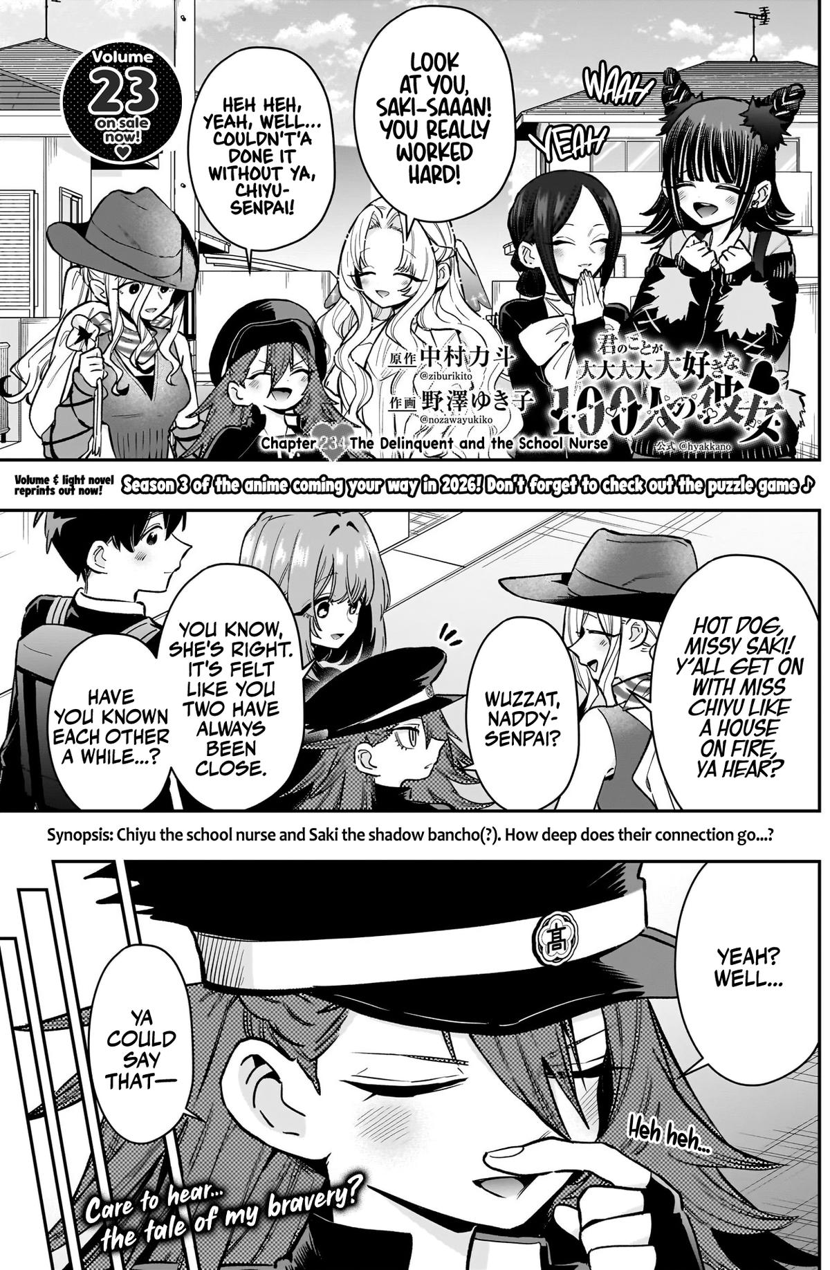 Read The 100 Girlfriends Who Really, Really, Really, Really, Really Love You Manga Online