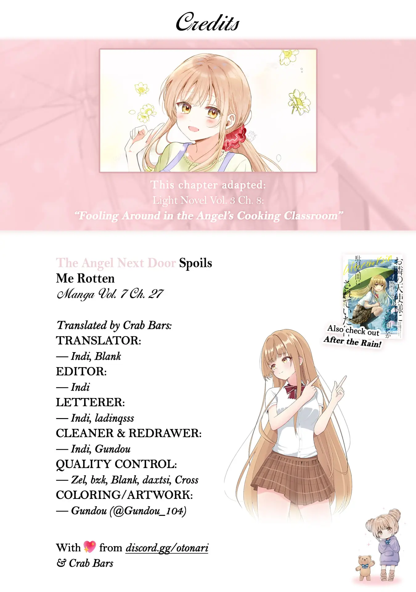 Read The Angel Next Door Spoils Me Rotten Manga Online