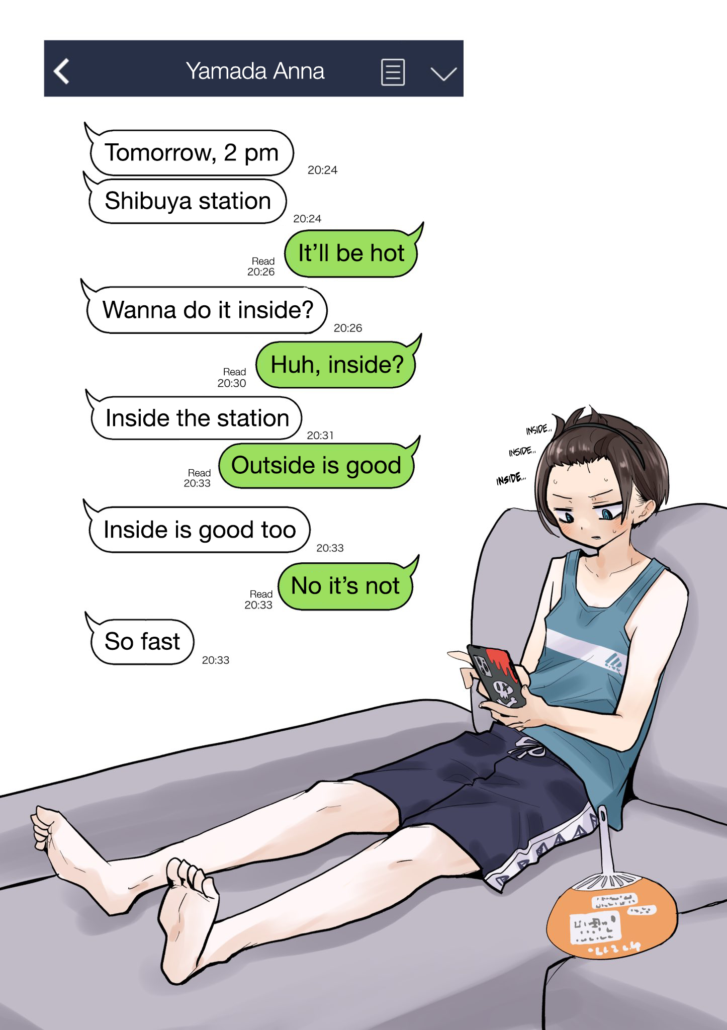 Read The Dangers in My Heart Manga Online