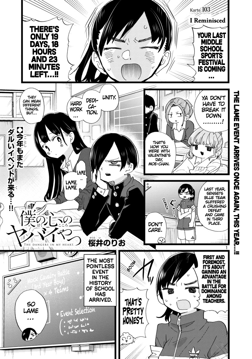 Read The Dangers in My Heart Manga Online