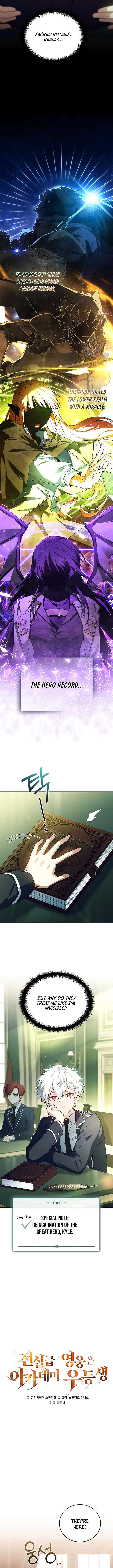 Read The Legendary Hero Is an Academy Honors Student Manga Online