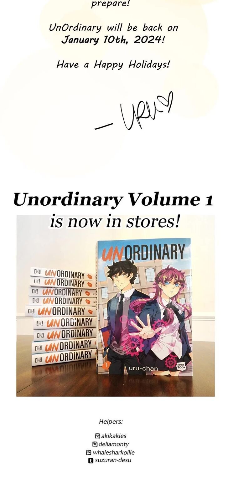 Read unOrdinary Manga Online