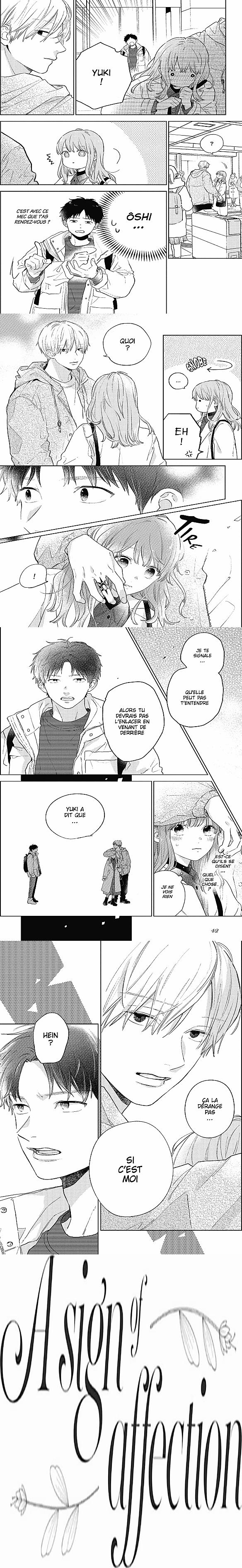 Read A Sign of Affection fr Manga Online