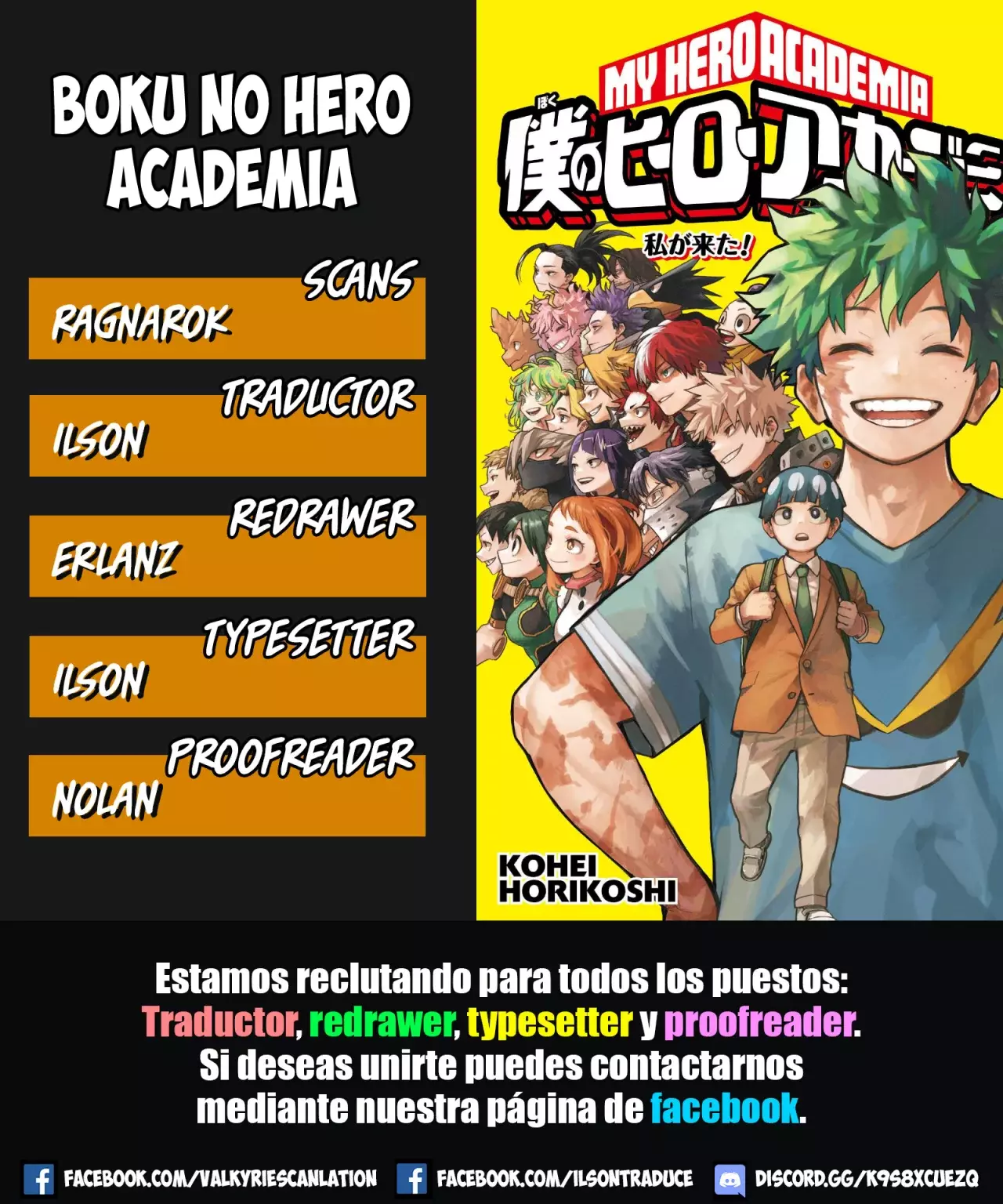 Read Boku no Hero Academia es Manga Online