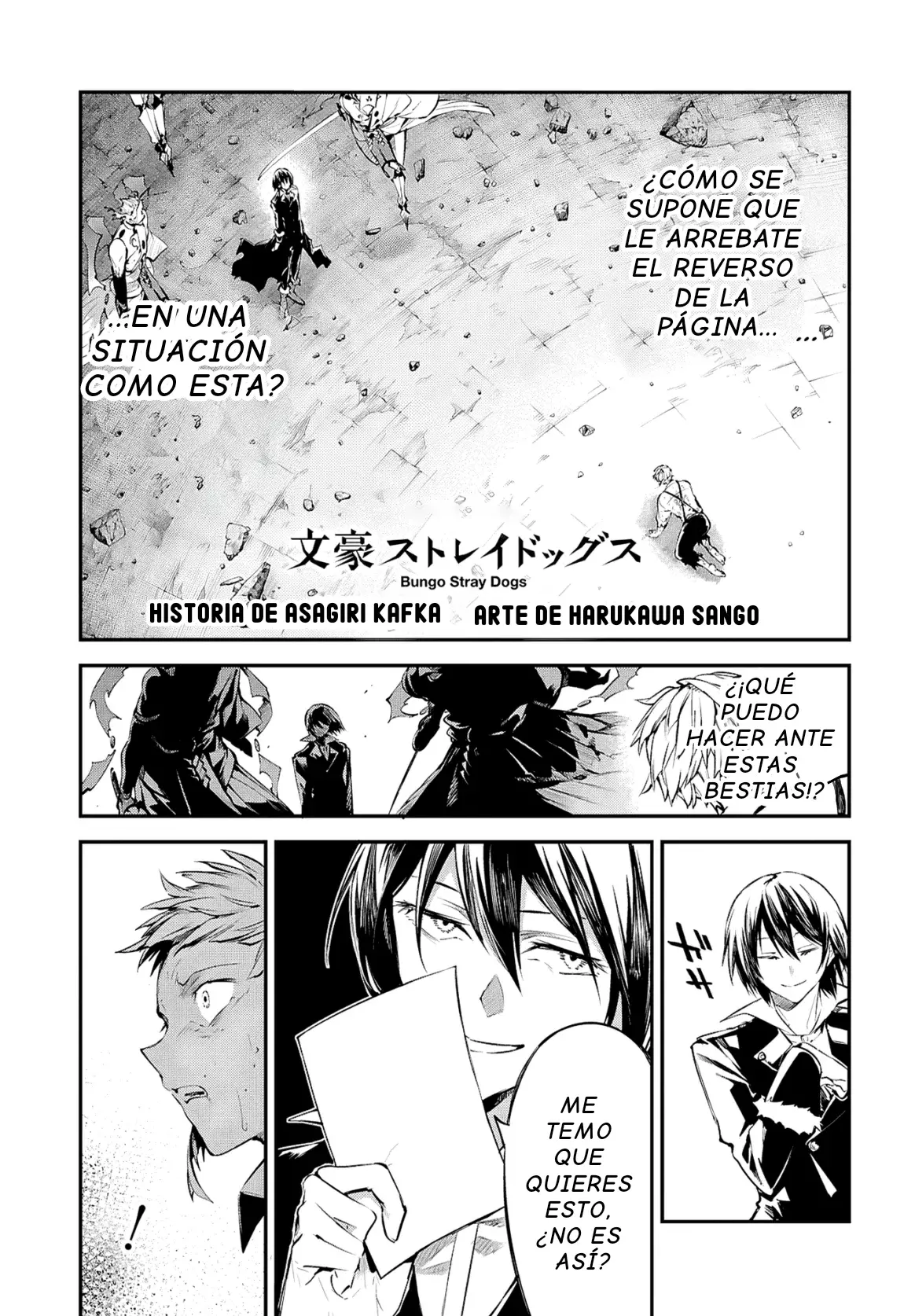 Read Bungou Stray Dogs es Manga Online