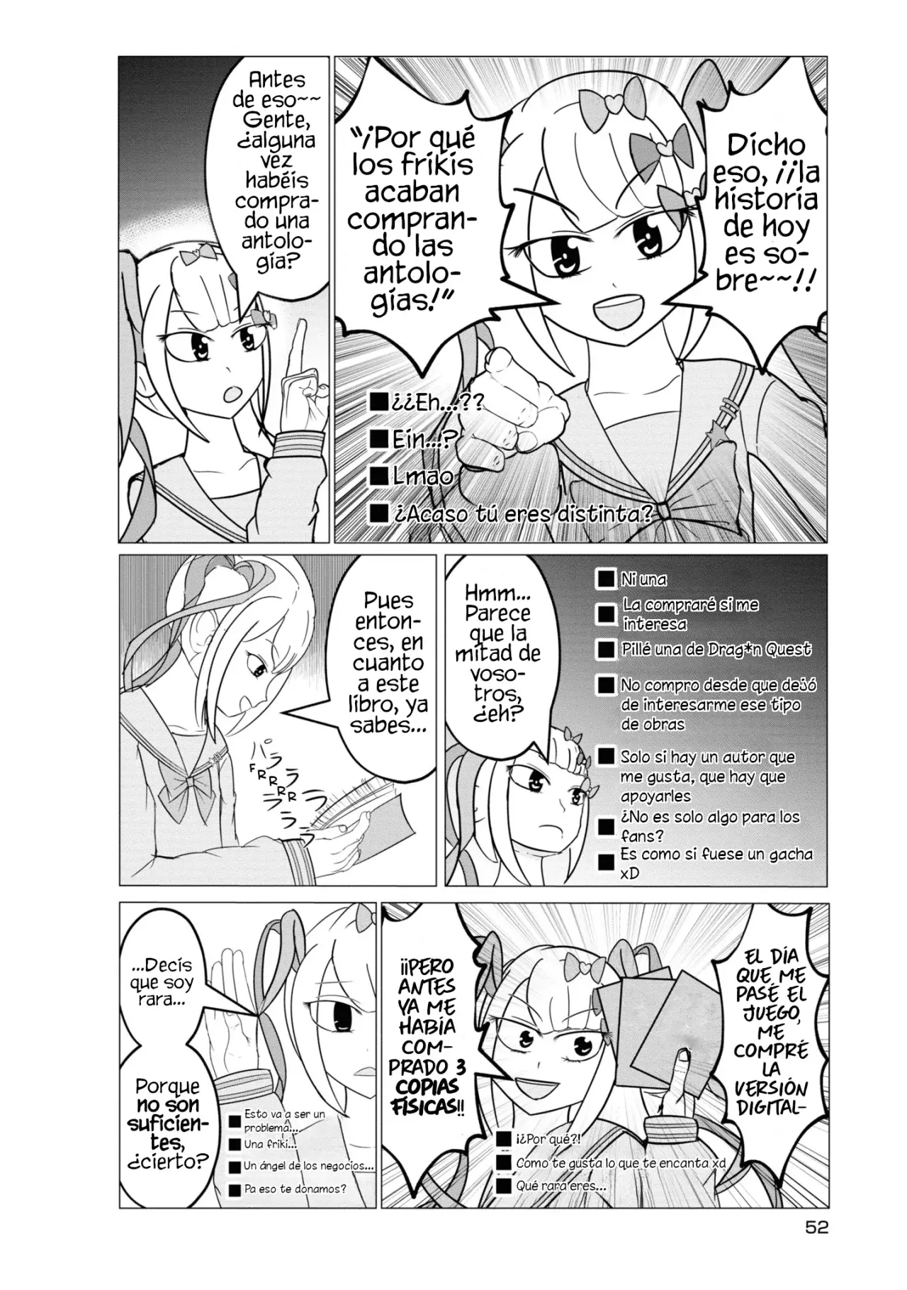Read NEEDY GIRL OVERDOSE Antología oficial es Manga Online